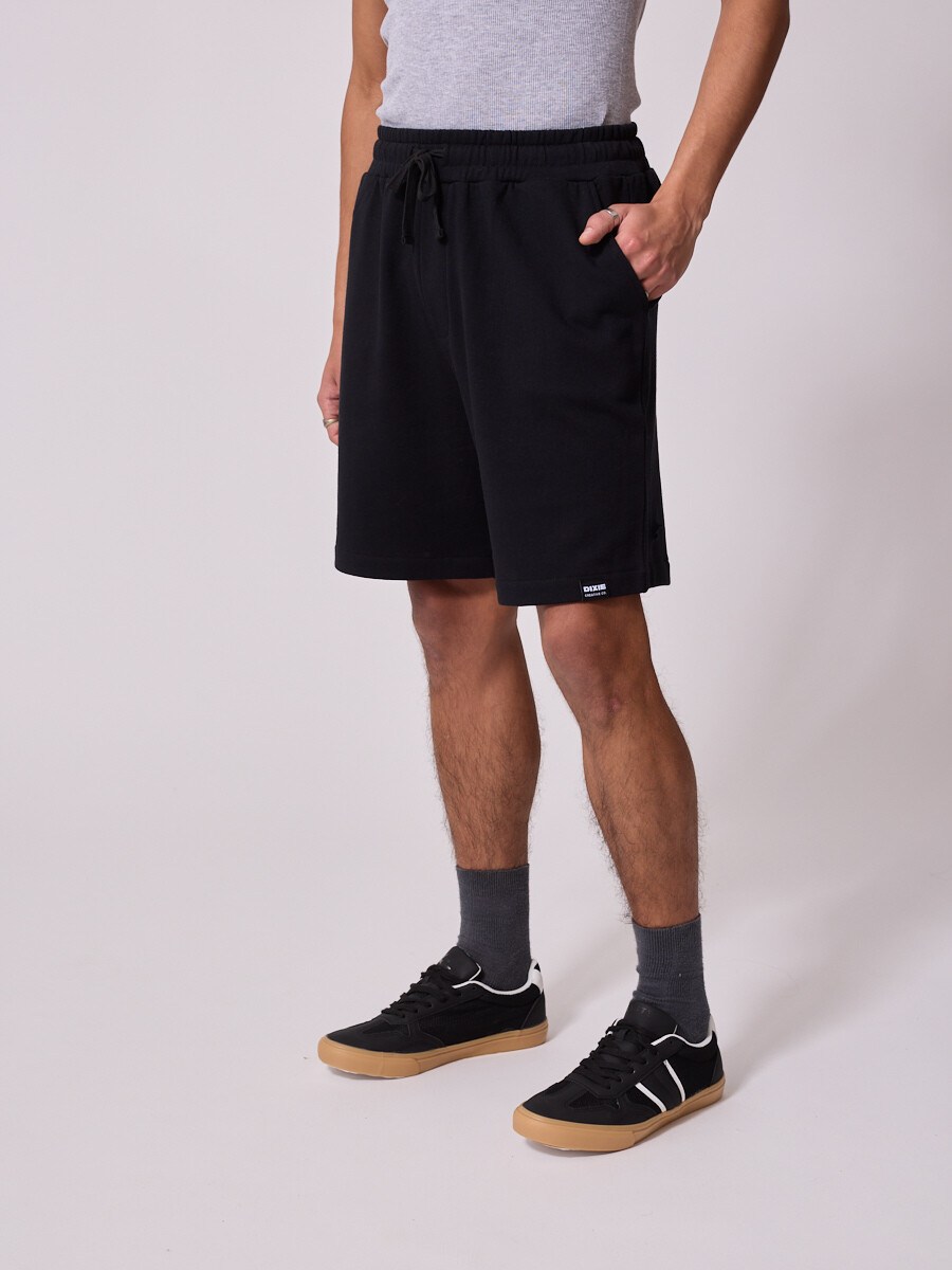 BERMUDA FELPA OLEDAS26 DIXIE Negro