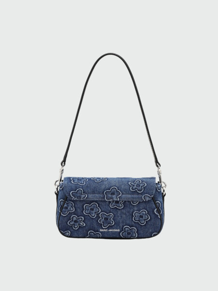 MARC JACOBS - THE PUFFY DAISY DENIM CLOVER SHOULDER BAG Beige