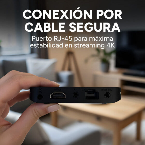 Smart Tv Box Goldtech 16Gb 2Gb Ram 4K Quad Core Android 11 Color Negro