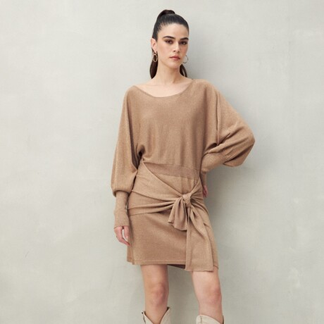 VESTIDO MAX Tostado