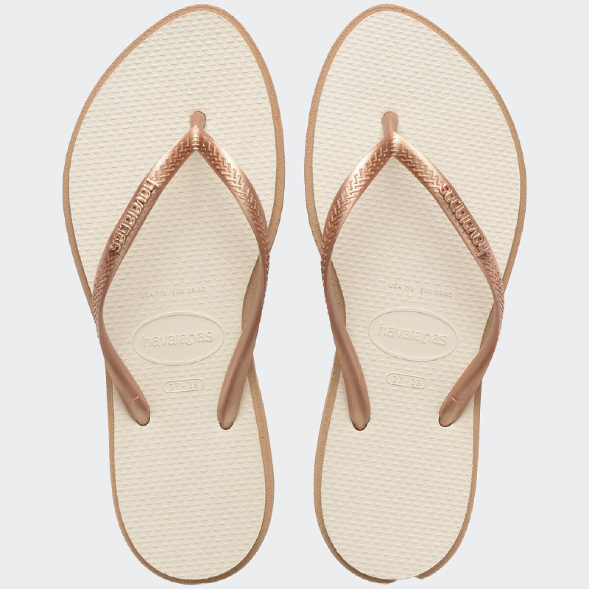 Ojotas Havaianas Slim Point - Beige 