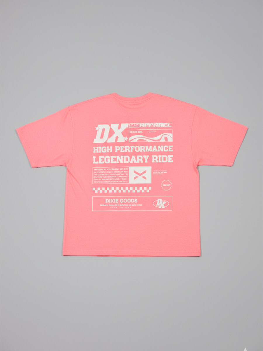 T-SHIRT MANABI DIXIE Rosado