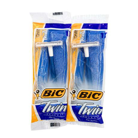 AFEITADORA AFEITA BIC TWIN NORMAL AZUL 2 UNIDADES AFEITADORA AFEITA BIC TWIN NORMAL AZUL 2 UNIDADES