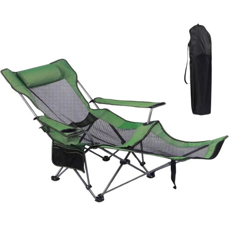 Silla plegable con reposapies Silla plegable con reposapies