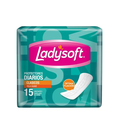 LADYSOFT PROTECTORES DIARIOS CLASICOS TELA SUAVE 15 UNIDADES LADYSOFT PROTECTORES DIARIOS CLASICOS TELA SUAVE 15 UNIDADES