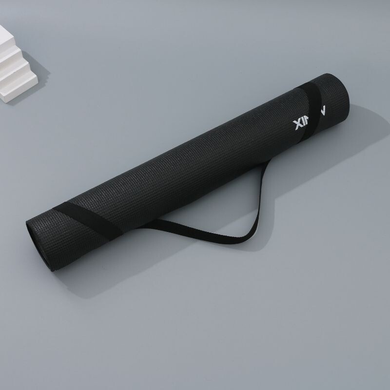 Yoga Mat Antideslizante Con Correa Para Transportar - Negra Yoga Mat Antideslizante Con Correa Para Transportar - Negra