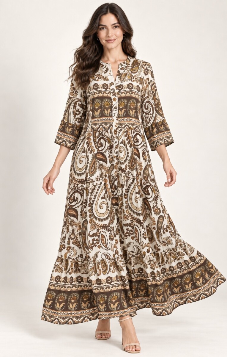 Vestido Mage - Marrón 