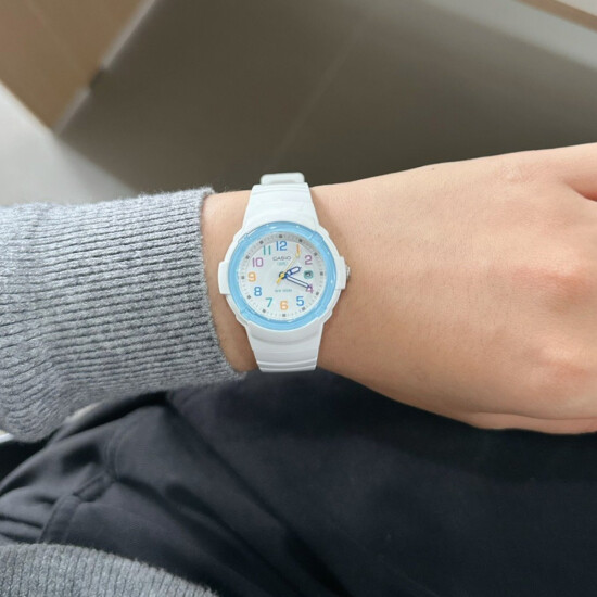 Reloj CASIO LX800H-7A2VDF Resina Blanco Esfera 34mm 0