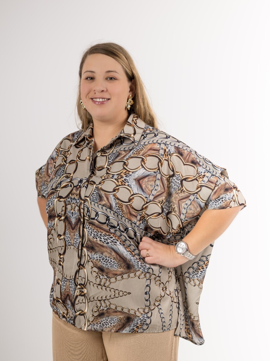 Camisa de seda Turkia Camisa de seda Turkia