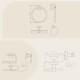 SET DE ACCESORIOS PERCHA PORTAROLLO TOALLERO METAL ROMA GRIS-BRUSHED NICKEL