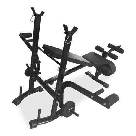 Combo Banco Mariposa ZGF-009 + Barra Recta Mancuernas y 50Kg en Discos de Pesas Combo Banco Mariposa ZGF-009 + Barra Recta Mancuernas y 50Kg en Discos de Pesas