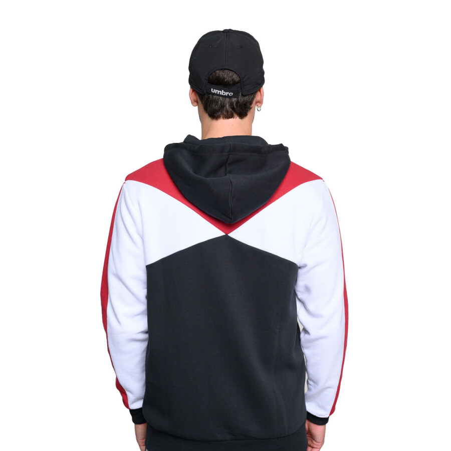Campera de Hombre Umbro Negro - Bordo - Blanco