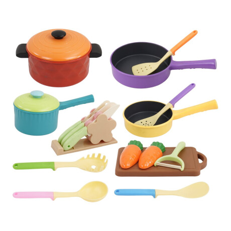Juego de cocina infantil 19 piezas Juego de cocina infantil 19 piezas