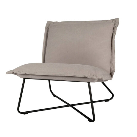 BUTACA MADERA-Y-TELA GRIS ARUBA