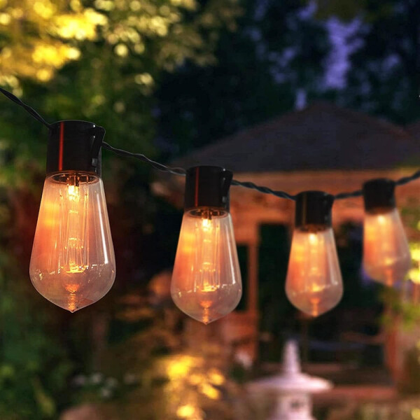 Tira Guirnalda Solar De Luces 20 Focos Tira Guirnalda Solar De Luces 20 Focos