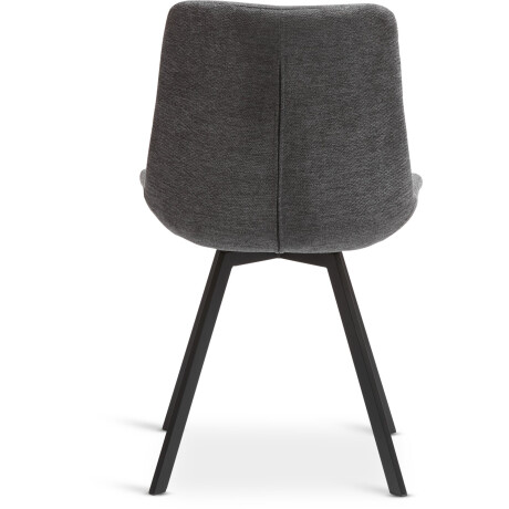 Silla De Comedor Hygum Giratoria Gris/Negro