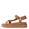 Sandalia de Mujer Miss Carol FEXI con tachas Tan