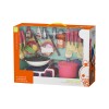 Set de cocina de juguete con accesorios y sonido Set de cocina de juguete con accesorios y sonido
