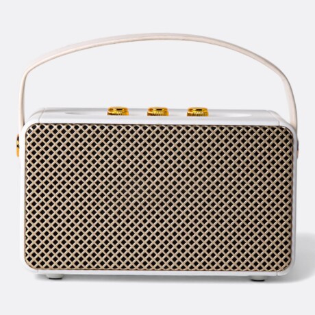 Parlante Rectangular Chico Blanco