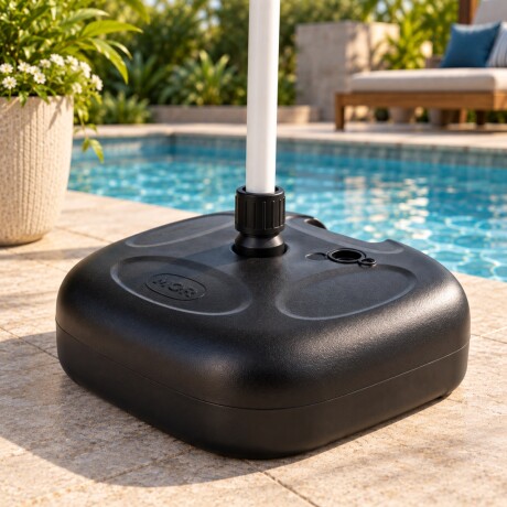Base para sombrilla 42.5 x 43 x 14.5cm NEGRO