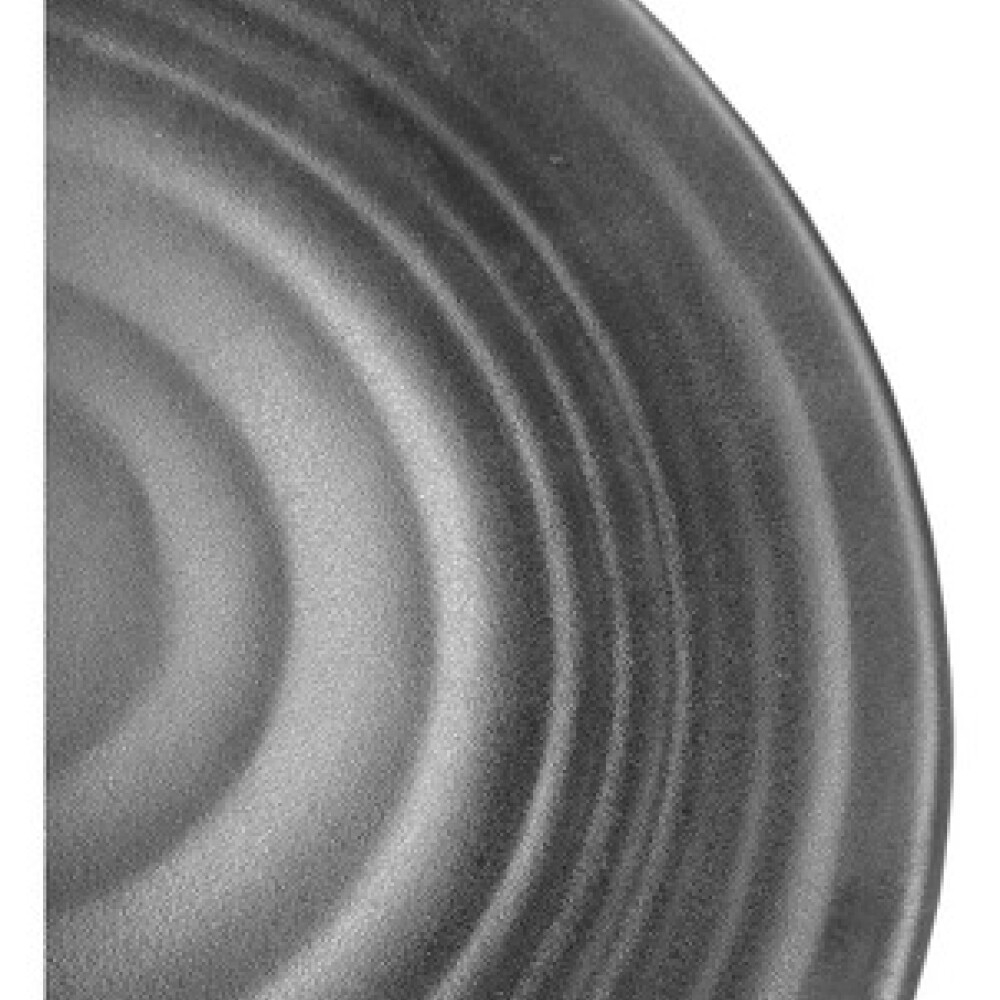 Plato de melamina negro 18 cm Plato de melamina negro 18 cm