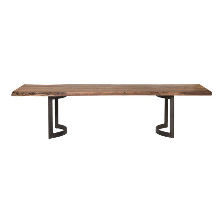 Mesa de comedor BENT Marrón - Large
