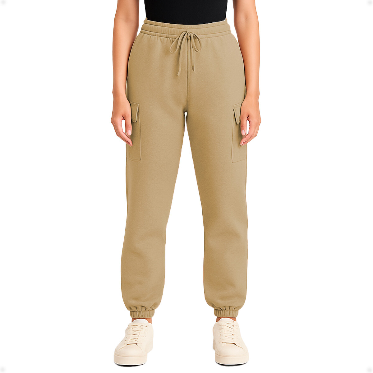 Pantalón Jogging Para Dama Deportivo - Caqui 