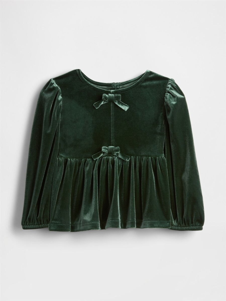 Remera Terciopelo Toddler Niña - Deep Hunter 505 