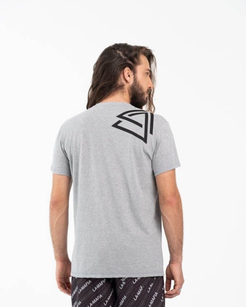 Remera Futura La Mafia Gris U