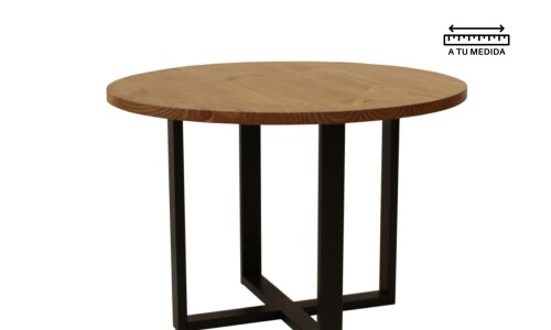 Mesa de Comedor redonda IRON 1.10m Mesa de Comedor redonda IRON 1.10m