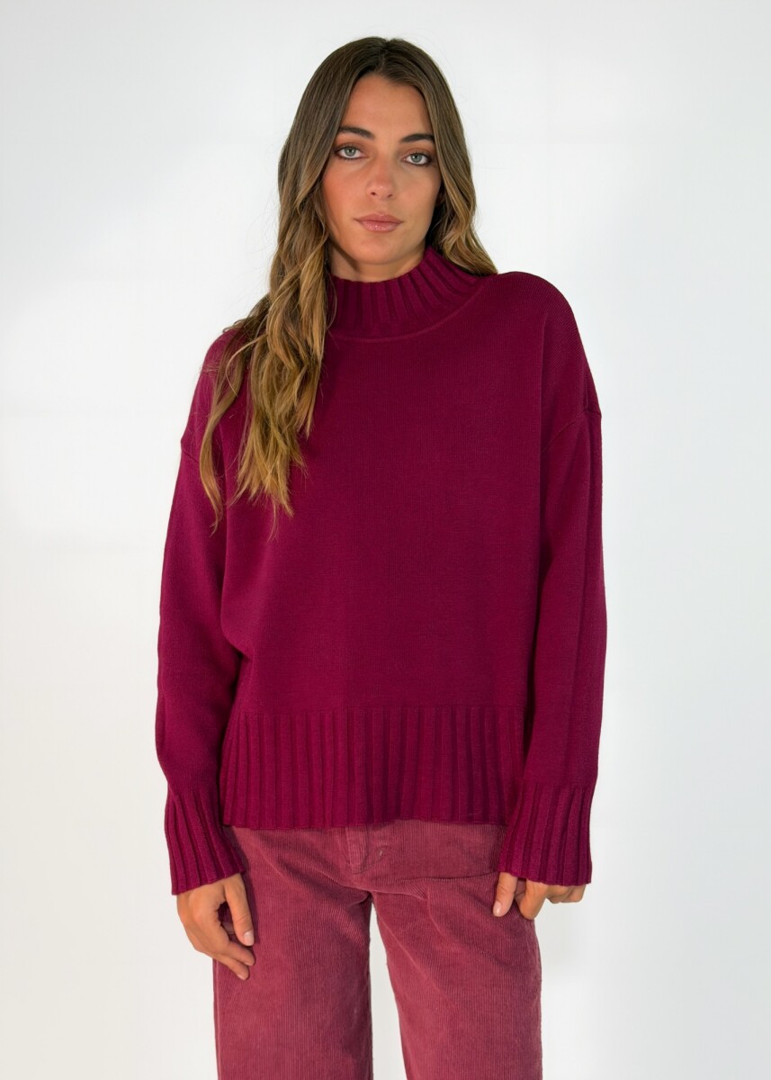 SWEATER KORA - BORDO 