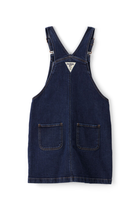 Jumper jean con botones Sin color