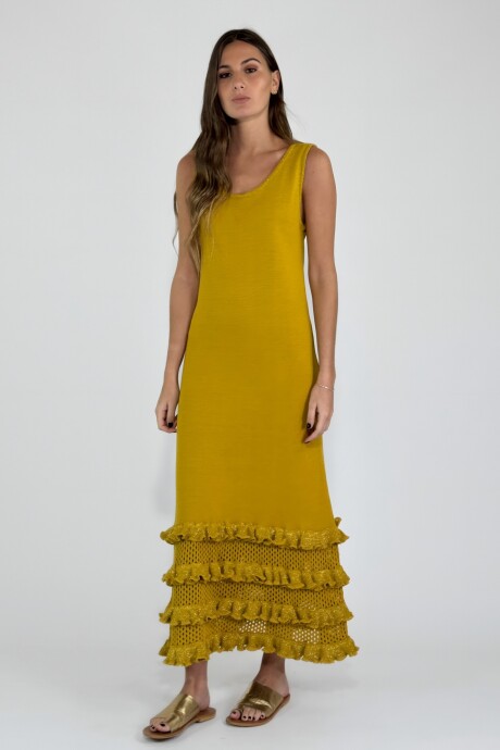 VESTIDO AZAHAR Amarillo
