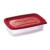 Recipiente Rectangular 620ml ROJO