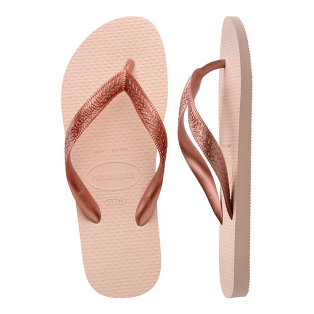 Sandalias Havaianas Color Rojo Rosa Ballet