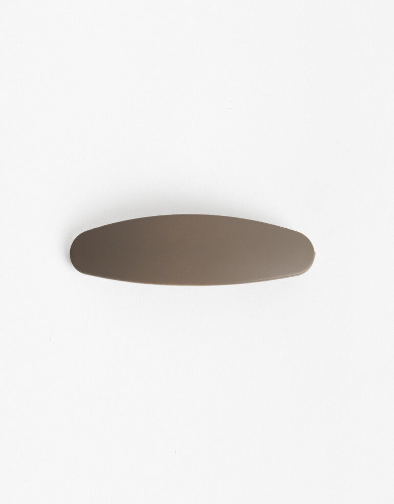 Hebillas Francesas Acrilico Hebilla Francesa Matte - Marron Medio