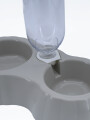 PLATO DOBLE PORTA BOTELLA BEIGE