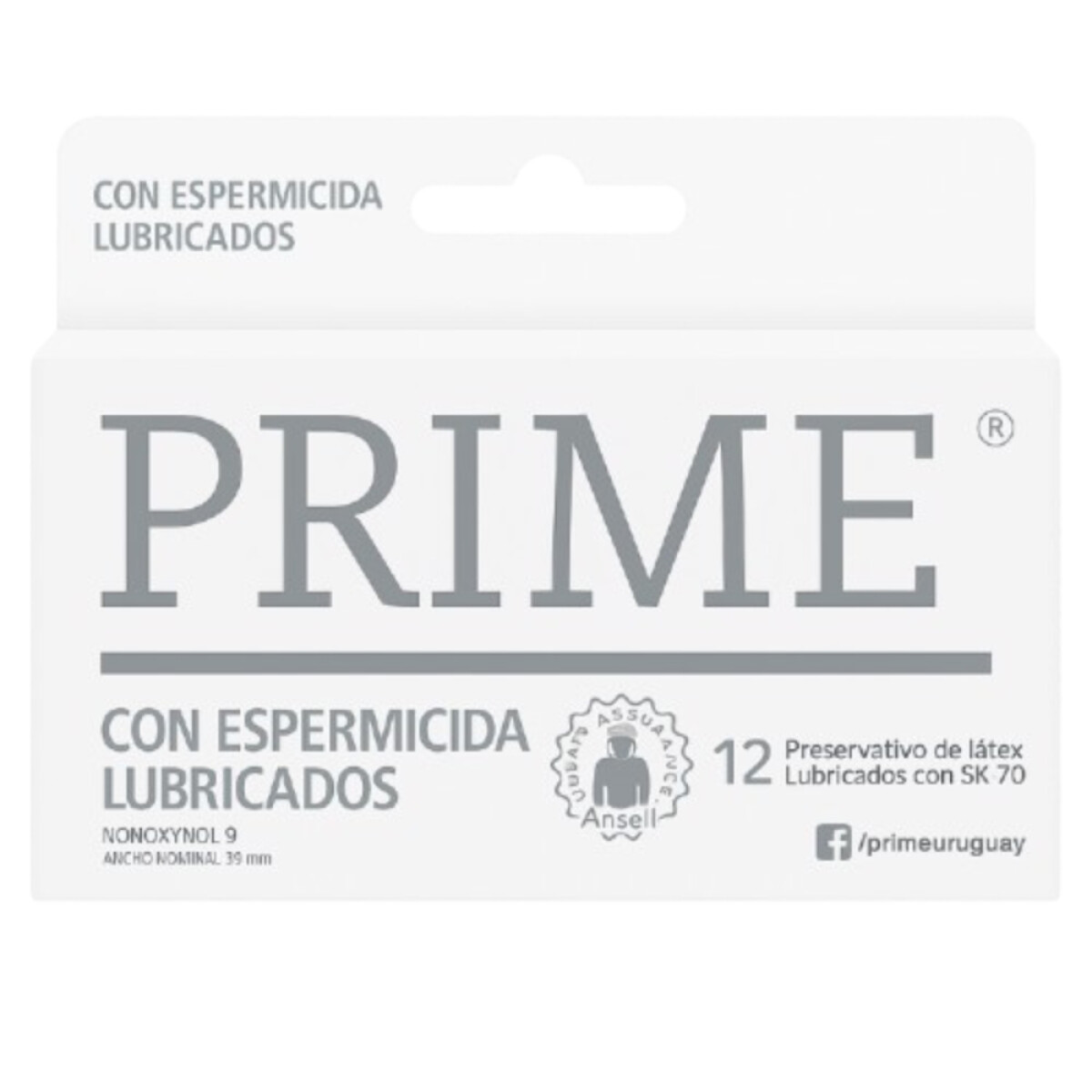 Preservativos Prime Blanco 12 Unidades 