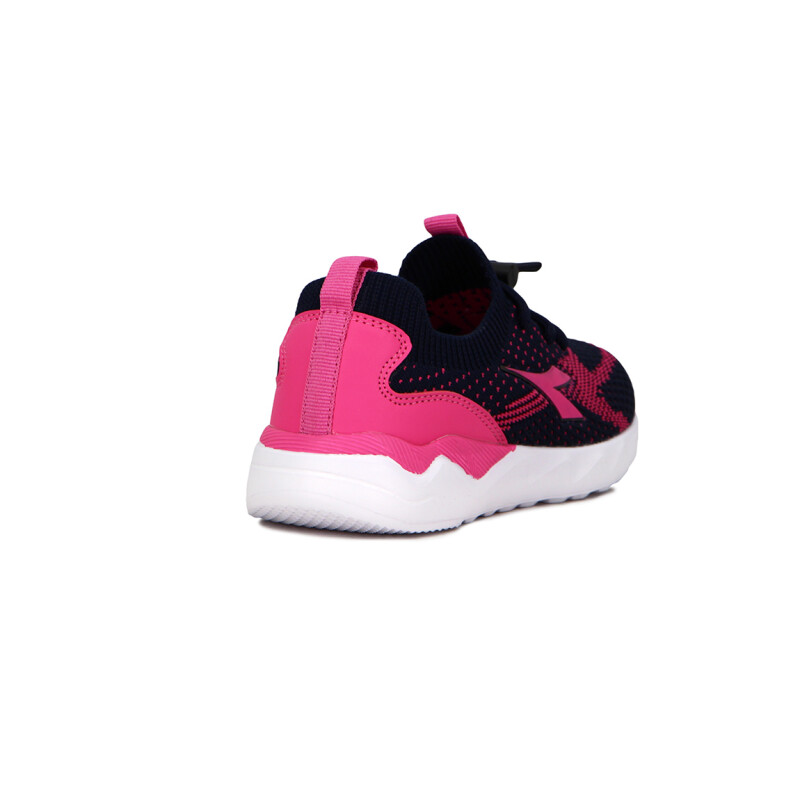 Diadora Champion niño Forli Running Kids Navy/Fucsia Marino-Fucsia