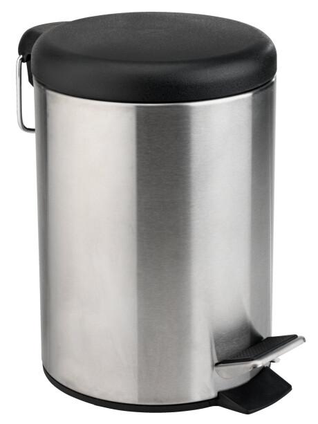 Papelera con pedal GUNSTA 3L acero/negro Papelera con pedal GUNSTA 3L acero/negro