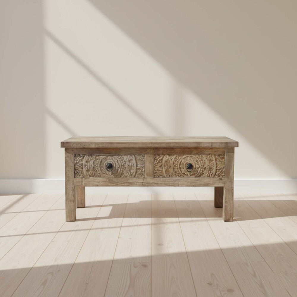 MESA RATONA MADERA-DE-MANGO NATURAL-BEIGE INDIA NATURAL