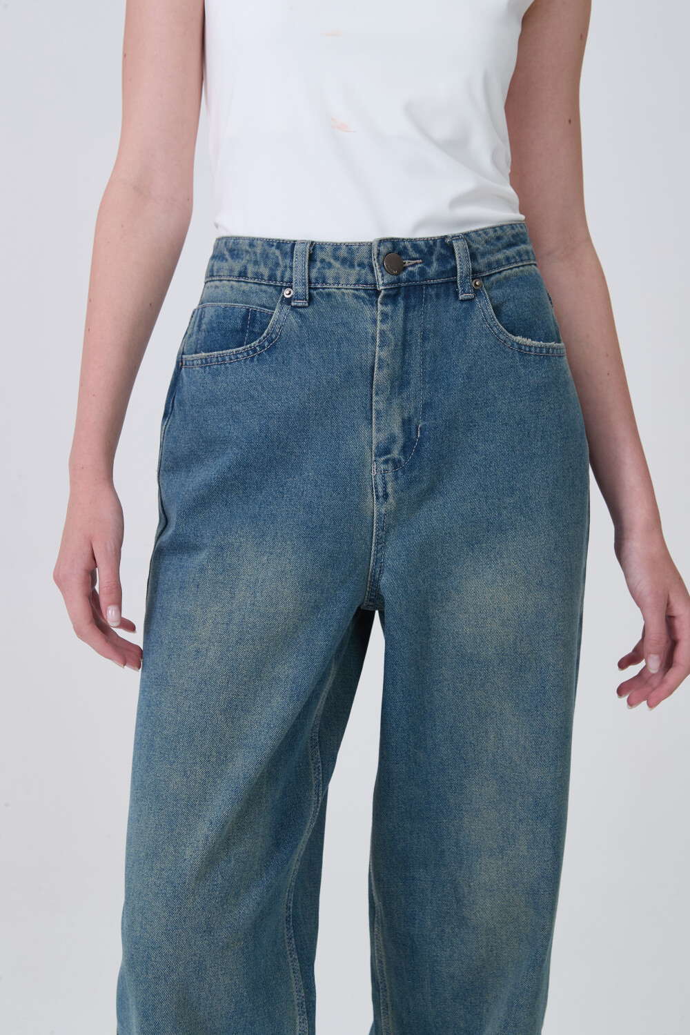 Pantalon Quarise Azul Grisaceo