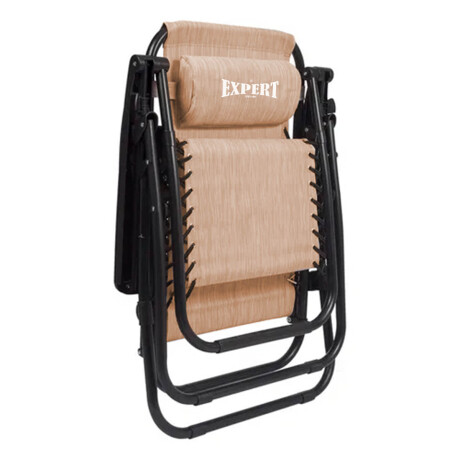 Silla Reposera Plegable Portátil Camping Playa Jardín Marron