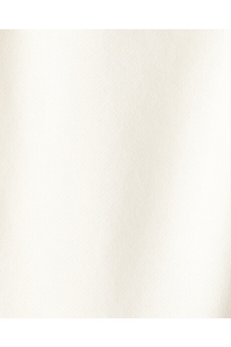 Pantalón deportivo de algodón, marfil Sin color