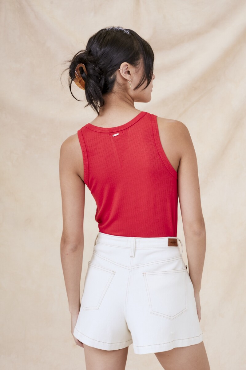 Musculosa Rojo