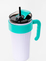 Vaso Con Tapa + Sorbito Patricio Estampado 2
