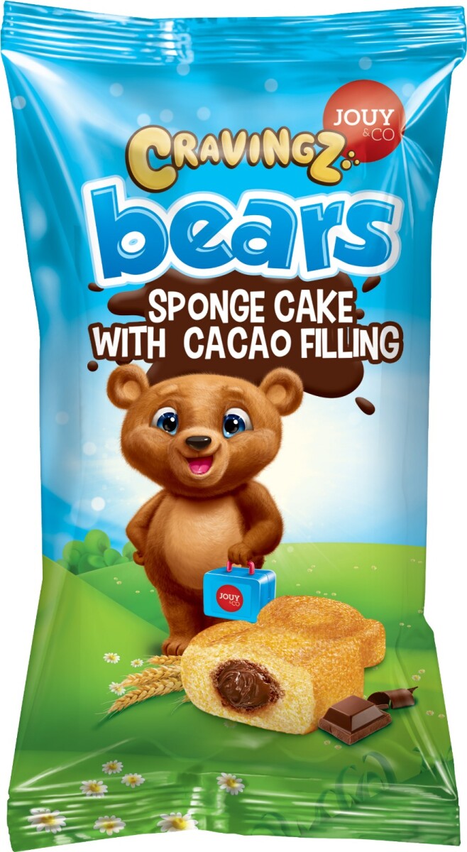 BUDIN MINI OSITO BEARS 40G CHOCOLATE 