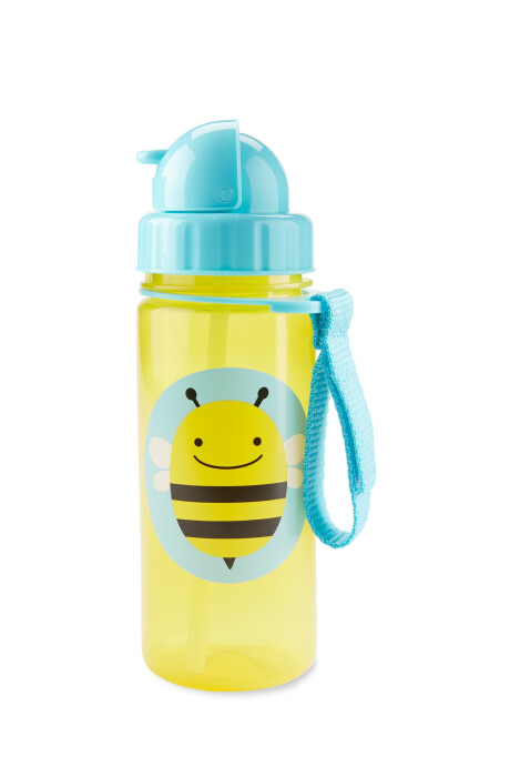 Botella Para Niños Con Sorbito Diseño Abeja 0