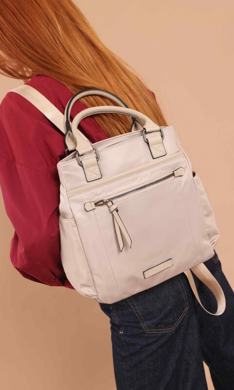 CARTERA MOCHILA VAINILLA VISON