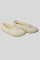 BALLERINA CON ESCUDO BEIGE